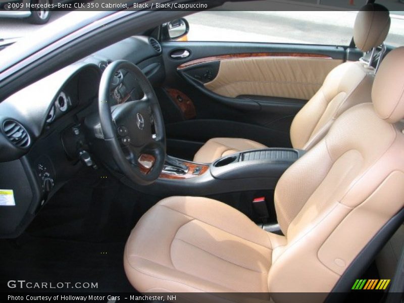 Black / Black/Cappuccino 2009 Mercedes-Benz CLK 350 Cabriolet
