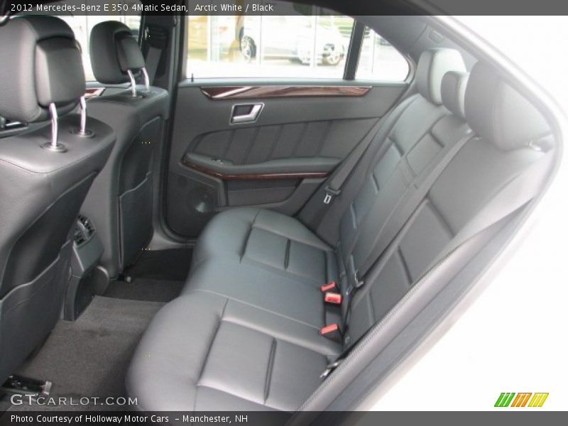 Arctic White / Black 2012 Mercedes-Benz E 350 4Matic Sedan