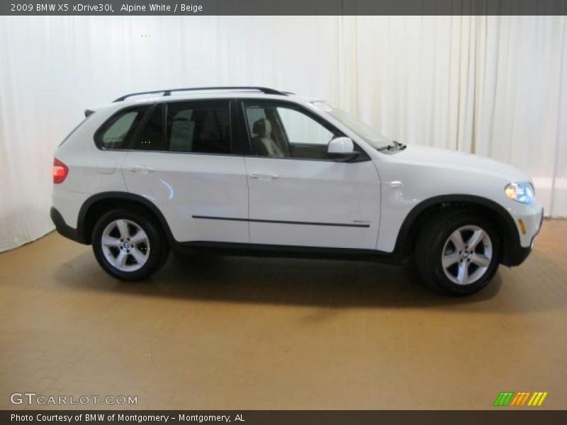 Alpine White / Beige 2009 BMW X5 xDrive30i