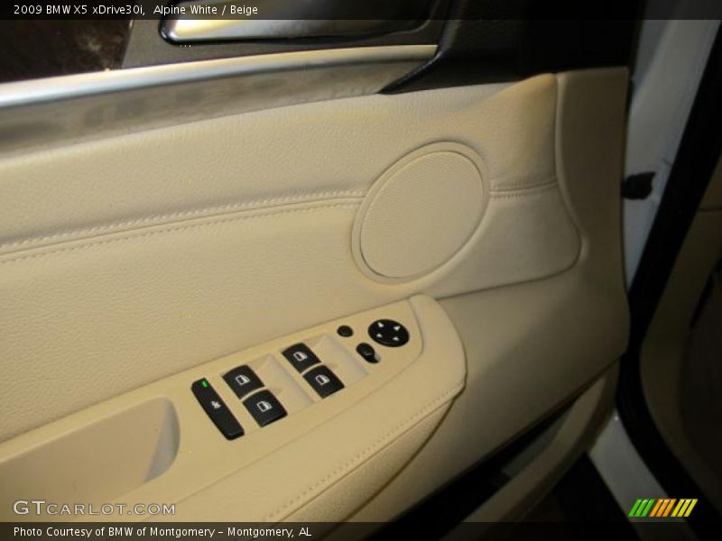 Alpine White / Beige 2009 BMW X5 xDrive30i
