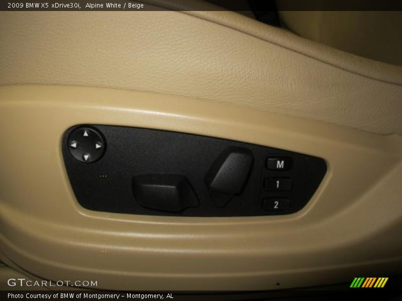 Alpine White / Beige 2009 BMW X5 xDrive30i