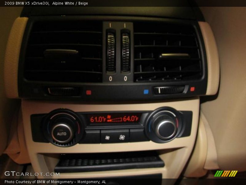 Alpine White / Beige 2009 BMW X5 xDrive30i