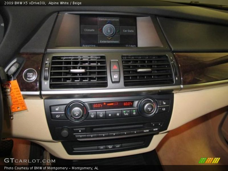 Alpine White / Beige 2009 BMW X5 xDrive30i