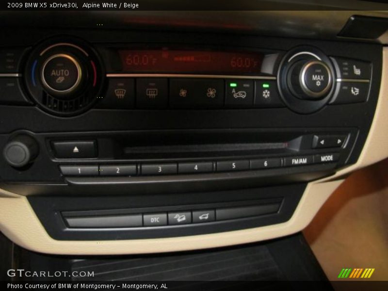 Alpine White / Beige 2009 BMW X5 xDrive30i