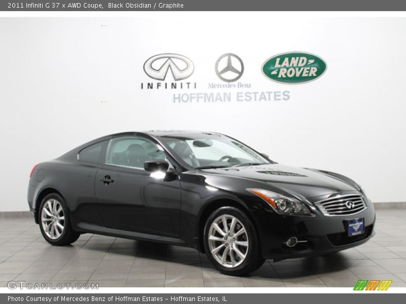 Black Obsidian / Graphite 2011 Infiniti G 37 x AWD Coupe