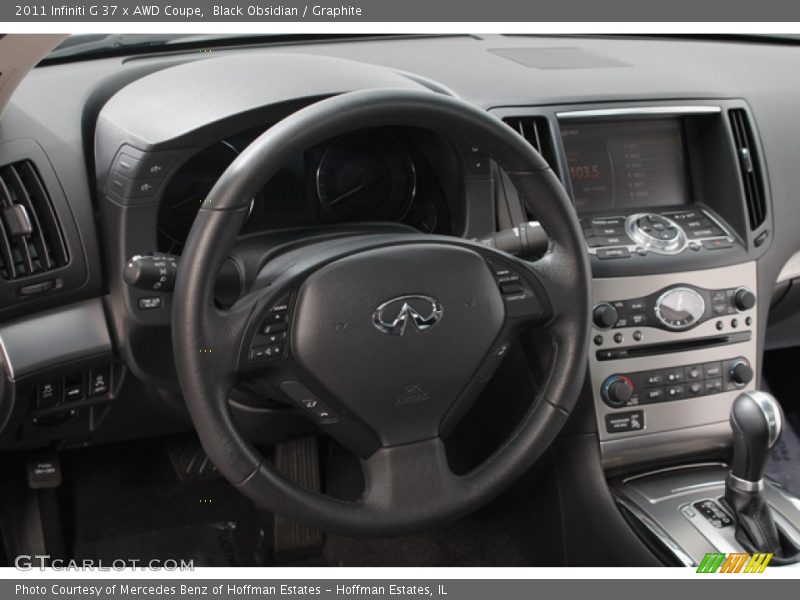 Black Obsidian / Graphite 2011 Infiniti G 37 x AWD Coupe