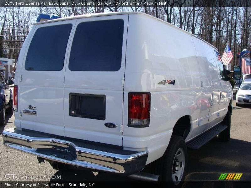 Oxford White / Medium Flint 2008 Ford E Series Van E350 Super Duty Commericial 4x4