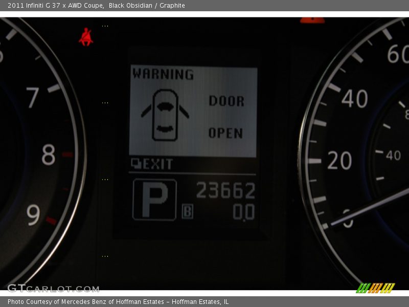 Black Obsidian / Graphite 2011 Infiniti G 37 x AWD Coupe