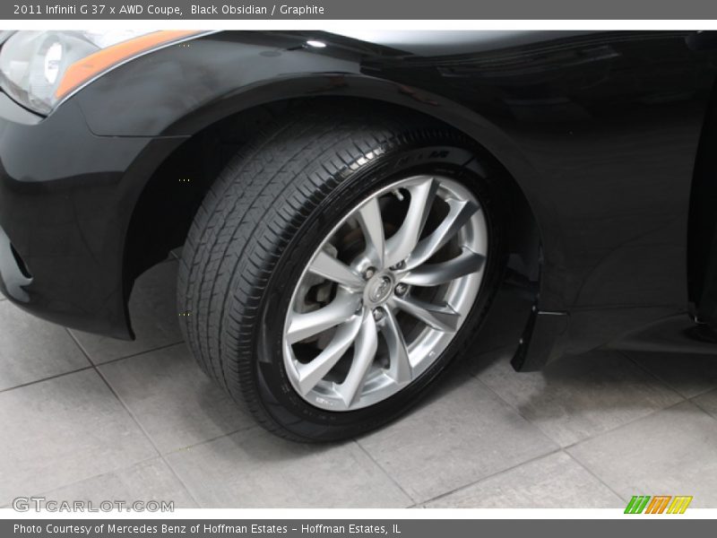 Black Obsidian / Graphite 2011 Infiniti G 37 x AWD Coupe