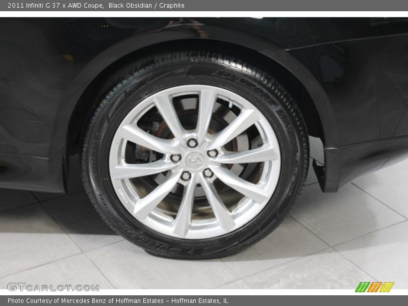 Black Obsidian / Graphite 2011 Infiniti G 37 x AWD Coupe