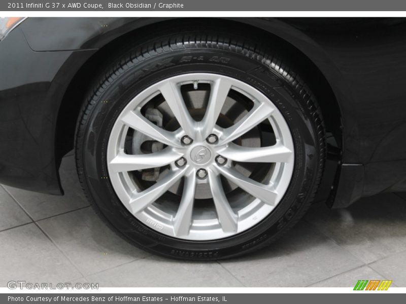 Black Obsidian / Graphite 2011 Infiniti G 37 x AWD Coupe