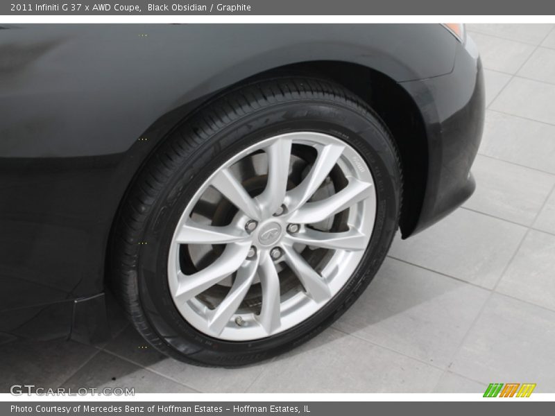 Black Obsidian / Graphite 2011 Infiniti G 37 x AWD Coupe