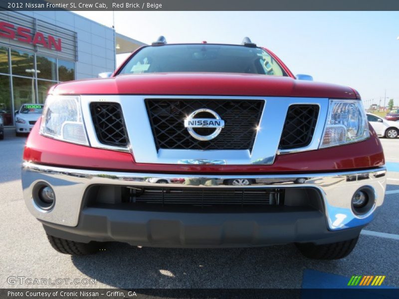 Red Brick / Beige 2012 Nissan Frontier SL Crew Cab