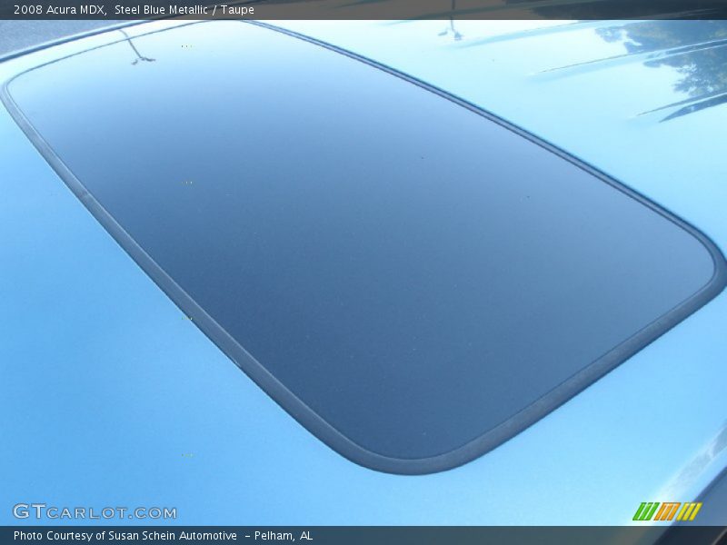 Steel Blue Metallic / Taupe 2008 Acura MDX