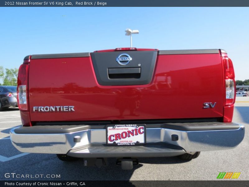 Red Brick / Beige 2012 Nissan Frontier SV V6 King Cab