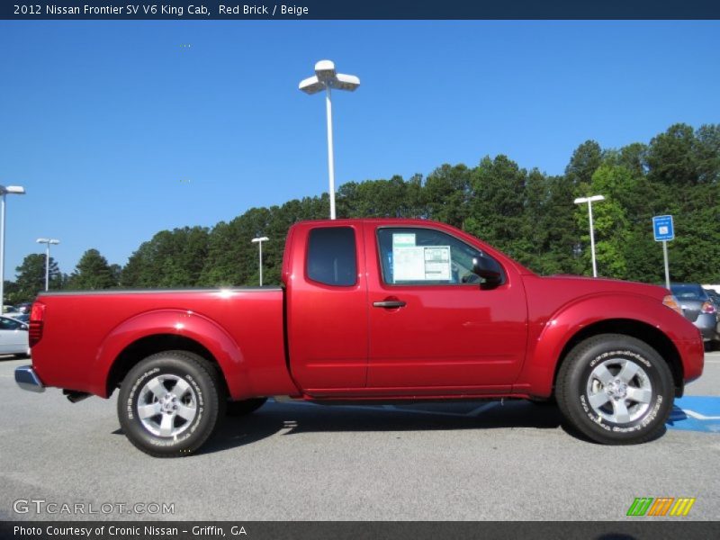 Red Brick / Beige 2012 Nissan Frontier SV V6 King Cab