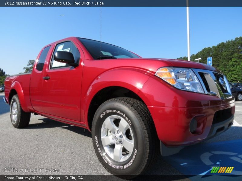Red Brick / Beige 2012 Nissan Frontier SV V6 King Cab