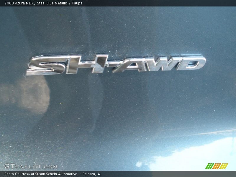 Steel Blue Metallic / Taupe 2008 Acura MDX
