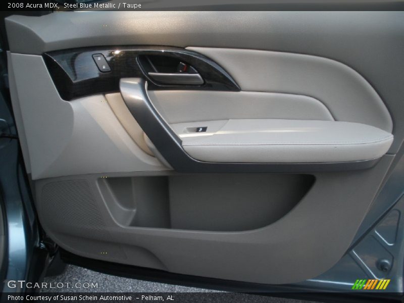 Steel Blue Metallic / Taupe 2008 Acura MDX