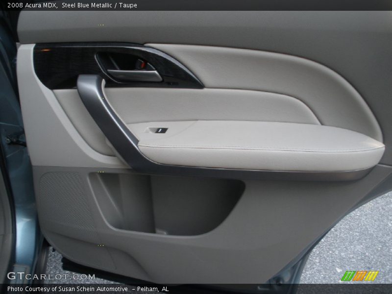 Steel Blue Metallic / Taupe 2008 Acura MDX