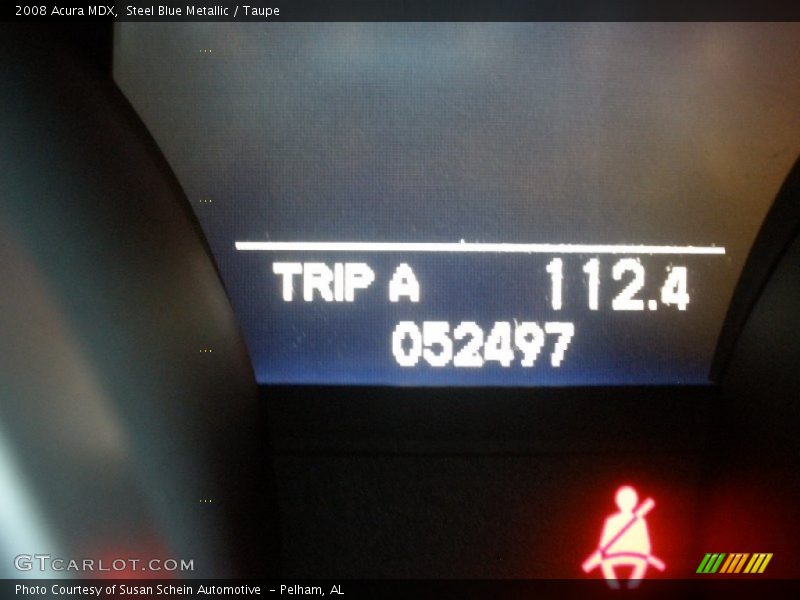 Steel Blue Metallic / Taupe 2008 Acura MDX