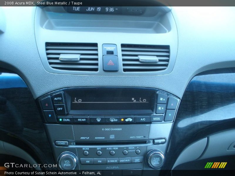 Steel Blue Metallic / Taupe 2008 Acura MDX