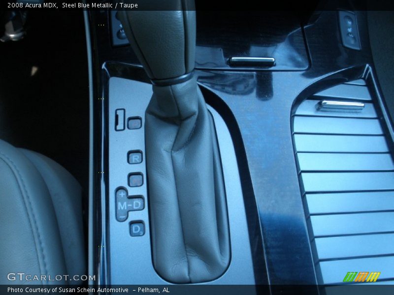 Steel Blue Metallic / Taupe 2008 Acura MDX