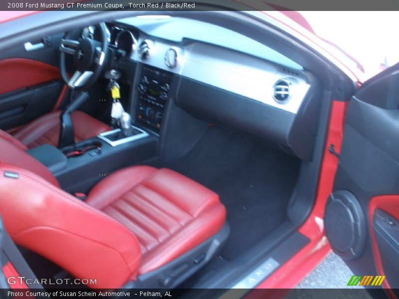 Torch Red / Black/Red 2008 Ford Mustang GT Premium Coupe