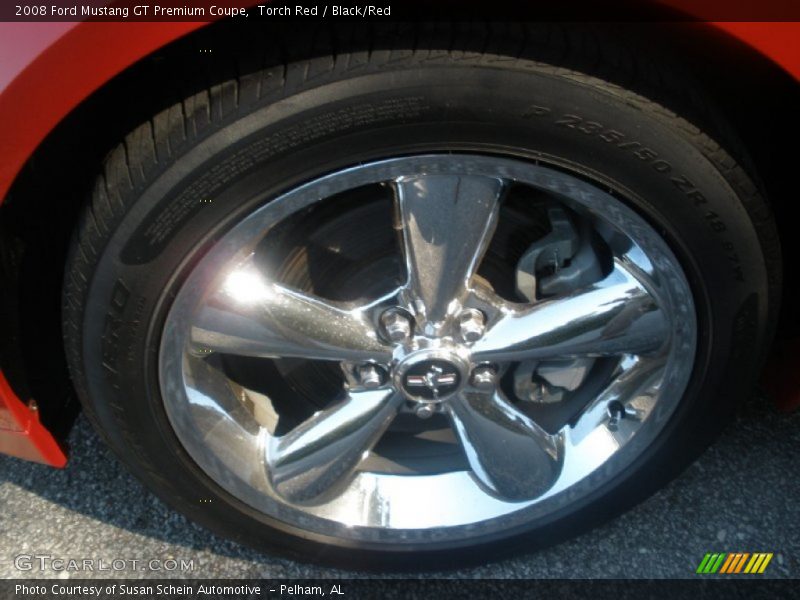 Torch Red / Black/Red 2008 Ford Mustang GT Premium Coupe