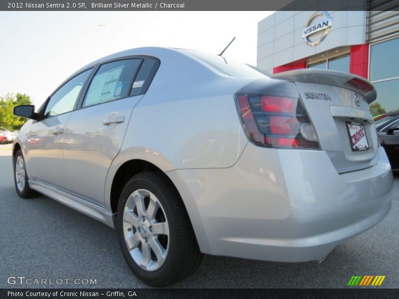 Brilliant Silver Metallic / Charcoal 2012 Nissan Sentra 2.0 SR