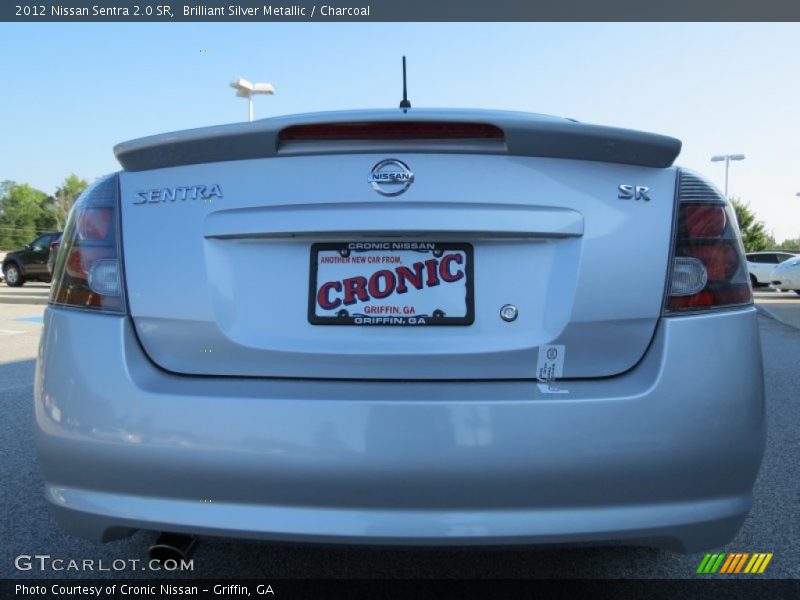 Brilliant Silver Metallic / Charcoal 2012 Nissan Sentra 2.0 SR