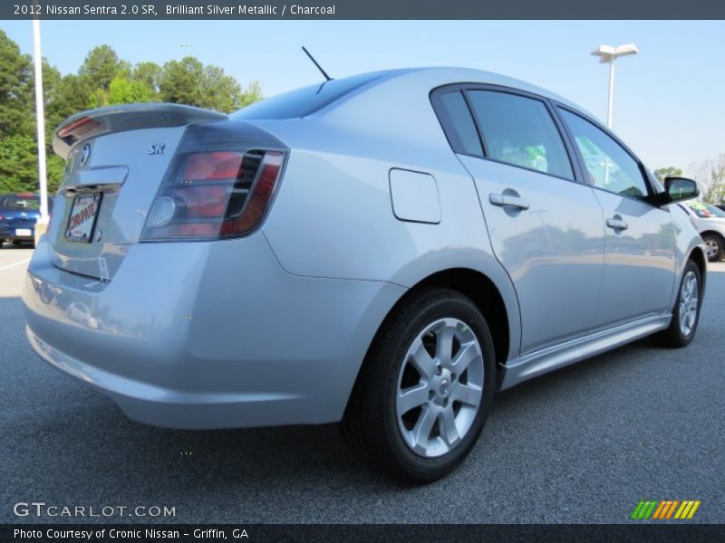 Brilliant Silver Metallic / Charcoal 2012 Nissan Sentra 2.0 SR