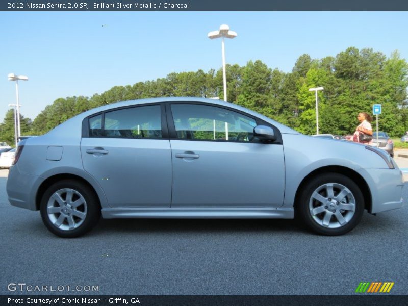Brilliant Silver Metallic / Charcoal 2012 Nissan Sentra 2.0 SR