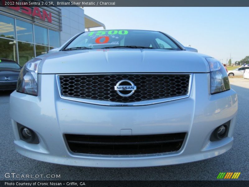 Brilliant Silver Metallic / Charcoal 2012 Nissan Sentra 2.0 SR