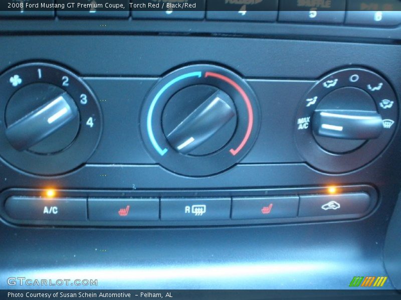 Torch Red / Black/Red 2008 Ford Mustang GT Premium Coupe