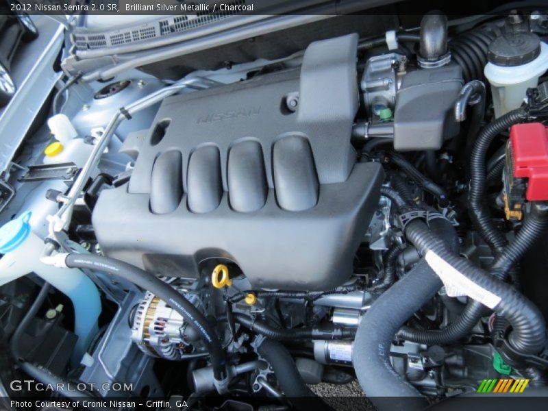 Brilliant Silver Metallic / Charcoal 2012 Nissan Sentra 2.0 SR