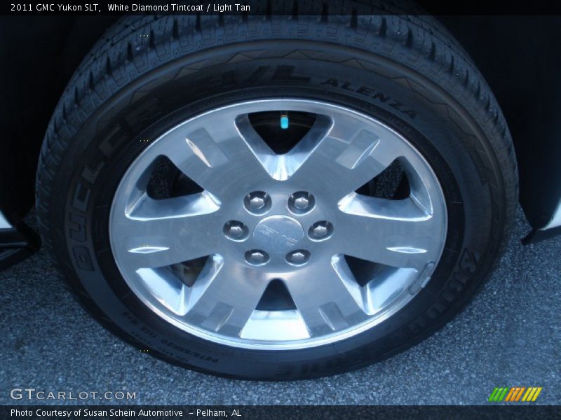 White Diamond Tintcoat / Light Tan 2011 GMC Yukon SLT
