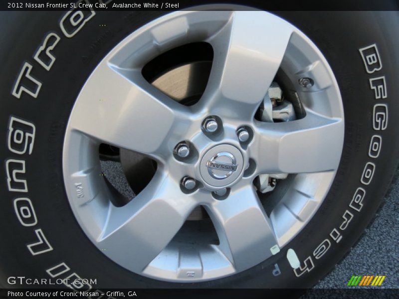 Avalanche White / Steel 2012 Nissan Frontier SL Crew Cab