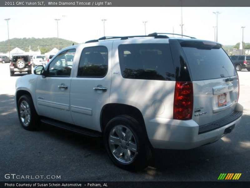 White Diamond Tintcoat / Light Tan 2011 GMC Yukon SLT