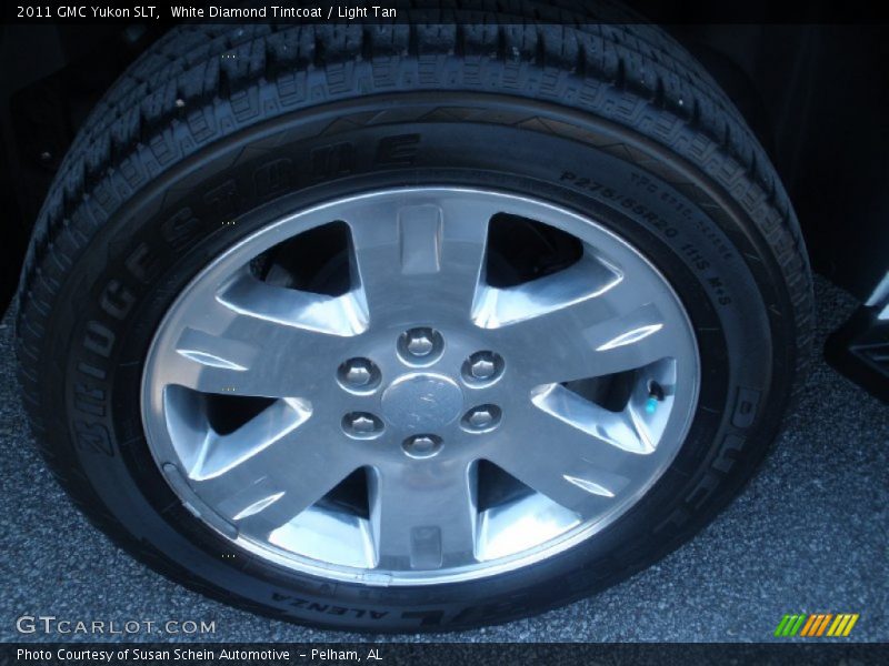 White Diamond Tintcoat / Light Tan 2011 GMC Yukon SLT