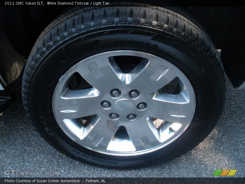 White Diamond Tintcoat / Light Tan 2011 GMC Yukon SLT
