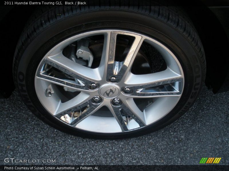 Black / Black 2011 Hyundai Elantra Touring GLS