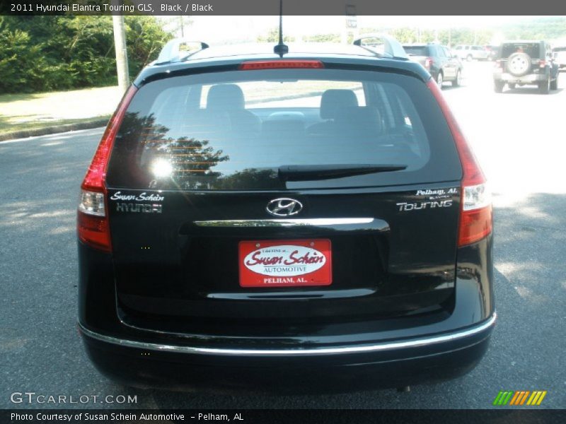 Black / Black 2011 Hyundai Elantra Touring GLS