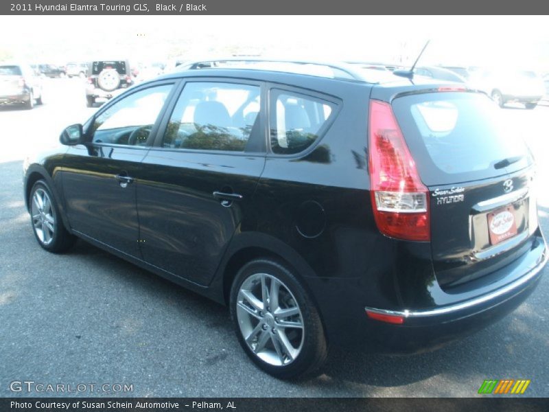 Black / Black 2011 Hyundai Elantra Touring GLS