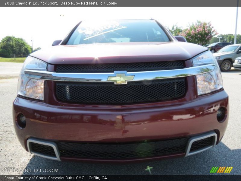 Deep Ruby Red Metallic / Ebony 2008 Chevrolet Equinox Sport