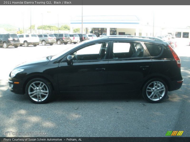 Black / Black 2011 Hyundai Elantra Touring GLS