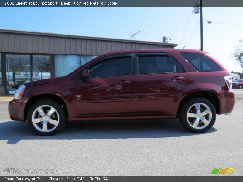 Deep Ruby Red Metallic / Ebony 2008 Chevrolet Equinox Sport
