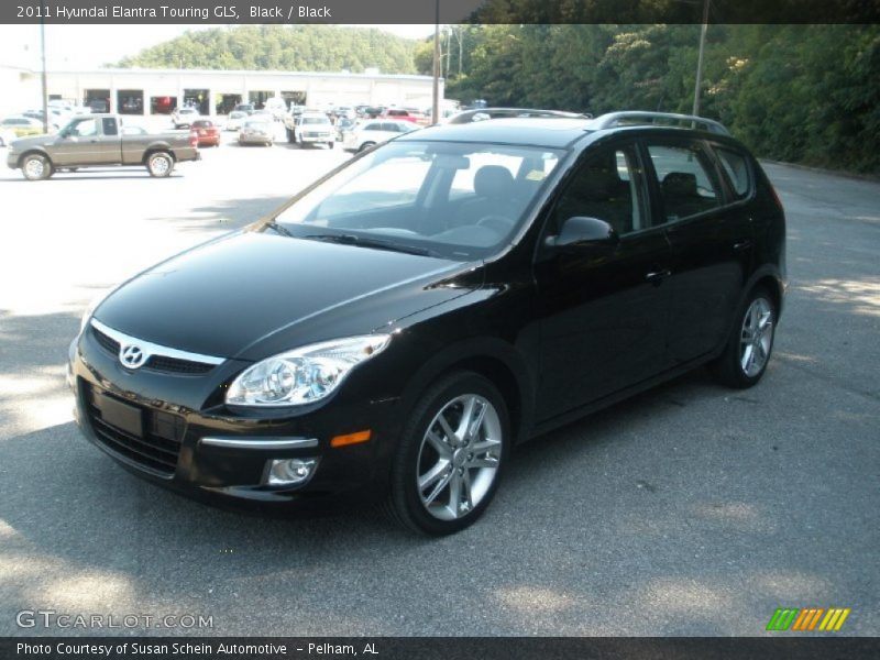 Black / Black 2011 Hyundai Elantra Touring GLS