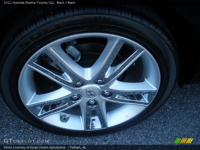 Black / Black 2011 Hyundai Elantra Touring GLS