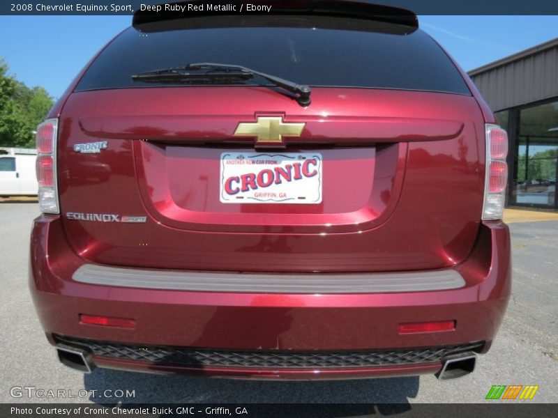 Deep Ruby Red Metallic / Ebony 2008 Chevrolet Equinox Sport